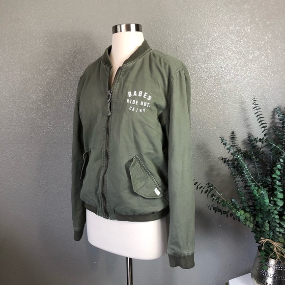 RVCA Mens All City Bomber Jacket